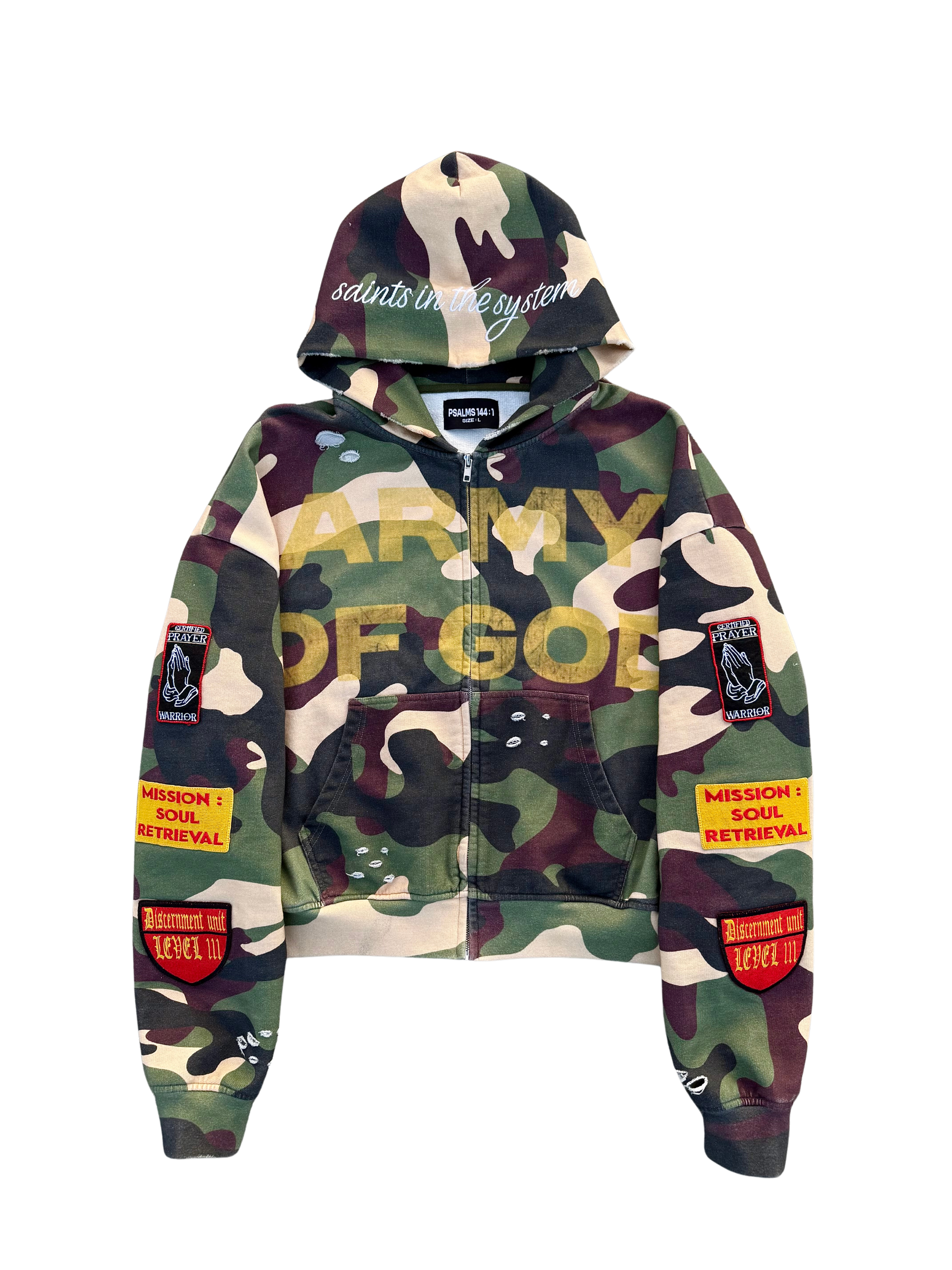 "Army of God" Zip-Up