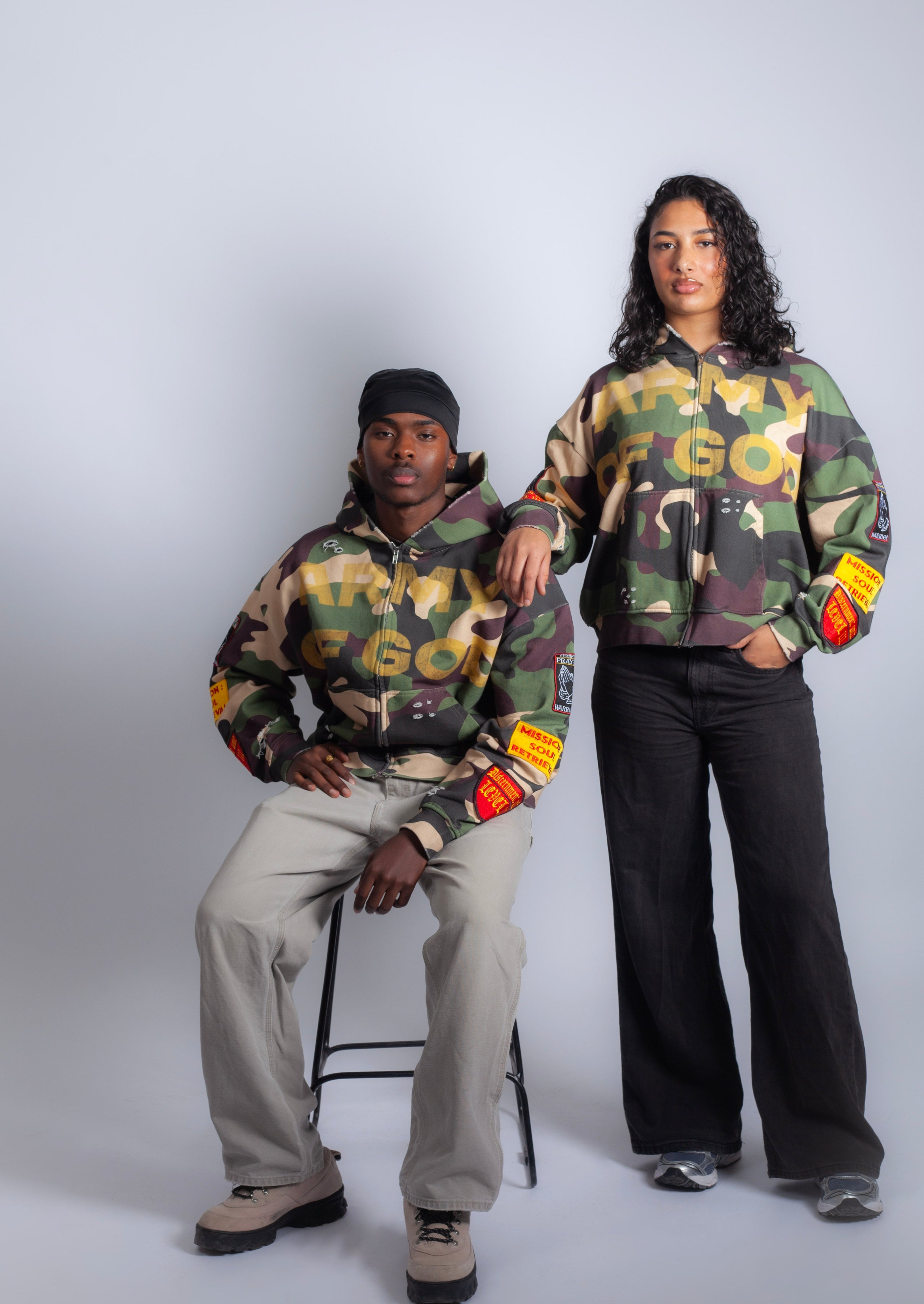 "Army of God" Zip-Up